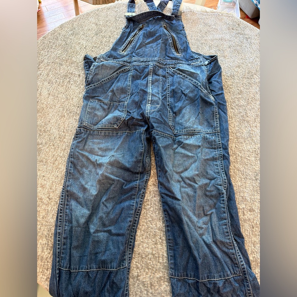Classic Men's Denim Overalls - Blue